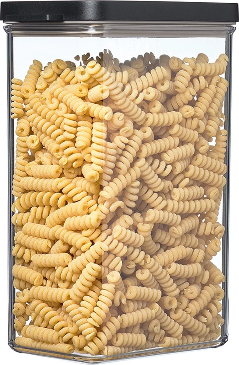 Mepal – Omnia Bewaardoos Rechthoekig 2000 Ml – Zwart – Voorraaddoos – Bewaardoos Met Deksel - Makkelijk Stapelbare Voorraadpotten – Lucht En- Aromadicht 2 Mepal – Omnia Bewaardoos Rechthoekig 2000 Ml – Zwart – Voorraaddoos – Bewaardoos Met Deksel - Makkelijk Stapelbare Voorraadpotten – Lucht En- Aromadicht - Afbeelding 2