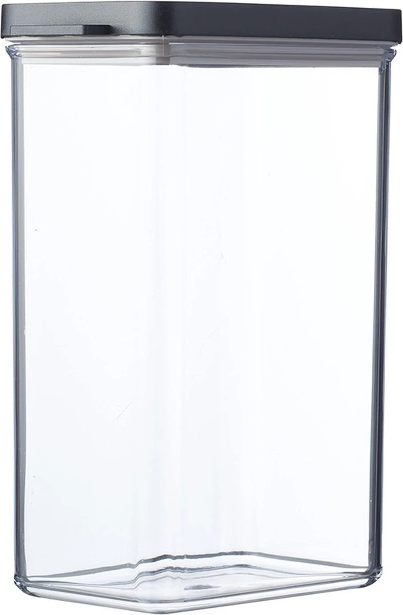 Mepal – Omnia Bewaardoos Rechthoekig 2000 Ml – Zwart – Voorraaddoos – Bewaardoos Met Deksel - Makkelijk Stapelbare Voorraadpotten – Lucht En- Aromadicht 1 Mepal – Omnia Bewaardoos Rechthoekig 2000 Ml – Zwart – Voorraaddoos – Bewaardoos Met Deksel - Makkelijk Stapelbare Voorraadpotten – Lucht En- Aromadicht