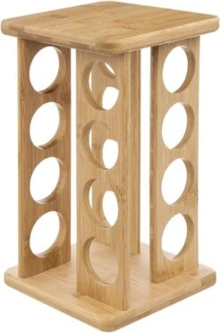 Kruidenrekje Met 16 Kruidenpotjes 29 Cm Van Bamboe - Keukenkruiden Potjes - Kruiden Bewaren -Thuis Opslag Winkel 798x1200