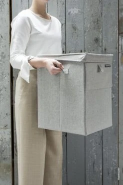 Brabantia Wasmand Met Deksel - Stapelbaar - 35 L - Grey -Thuis Opslag Winkel 799x1200 15