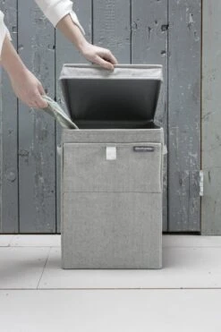 Brabantia Wasmand Met Deksel - Stapelbaar - 35 L - Grey -Thuis Opslag Winkel 799x1200 16