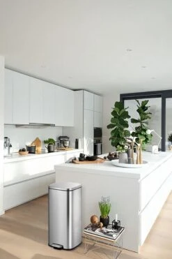 EKO Stella Prullenbak - 30 L - Mat RVS -Thuis Opslag Winkel 799x1200 35