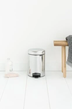 Brabantia NewIcon Prullenbak - 3 L - Brilliant Steel -Thuis Opslag Winkel 799x1200 45