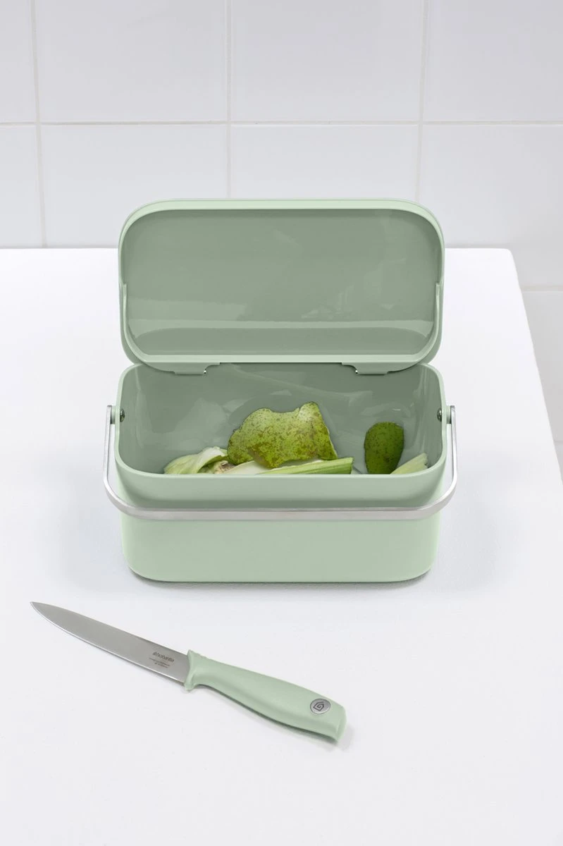 Brabantia SinkSide Afvalbakje Aanrecht - 1,8 Liter - Jade Green 7 Brabantia SinkSide Afvalbakje Aanrecht - 1,8 Liter - Jade Green - Afbeelding 7