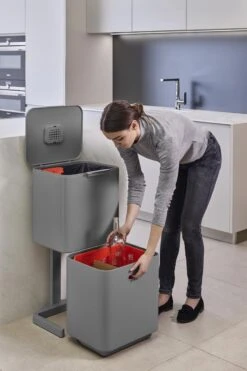 Joseph Joseph Intelligent Waste Prullenbak Totem Max - 60 L - Grijs -Thuis Opslag Winkel 799x1200 51
