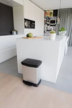 Curver Decobin Duo Prullenbak Afvalscheider - 10L + 18L - Metallic -Thuis Opslag Winkel 800x1200 27