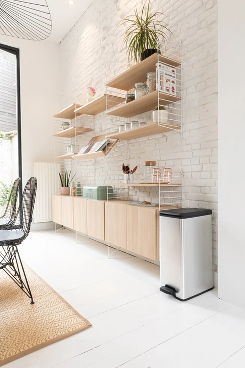 Curver Decobin Slim Prullenbak- 40L - Metallic 13 Curver Decobin Slim Prullenbak- 40L - Metallic - Afbeelding 13