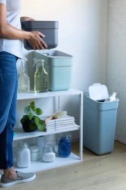 Curver Ready To Collect Prullenbak 30L - Blauw/Lichtgrijs -Thuis Opslag Winkel 800x1200 51