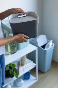 Curver Ready To Collect Prullenbak - GFT - 5L - Donkergrijs -Thuis Opslag Winkel 800x1200 59