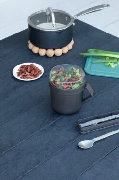 Brabantia Make & Take Soepbeker - 0,6 L - Kunststof - Dark Grey -Thuis Opslag Winkel 800x1200 8