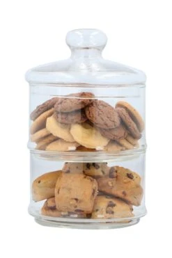 Bonbonnière/snoeppot - Glas - 2 Lagen - Ø16 Cm - Met Deksel