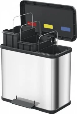 Hailo Öko Trio Plus Prullenbak - 3 X 9L - Zwart 12 Hailo Öko Trio Plus Prullenbak - 3 X 9L - Zwart -Thuis Opslag Winkel 813x1200 1
