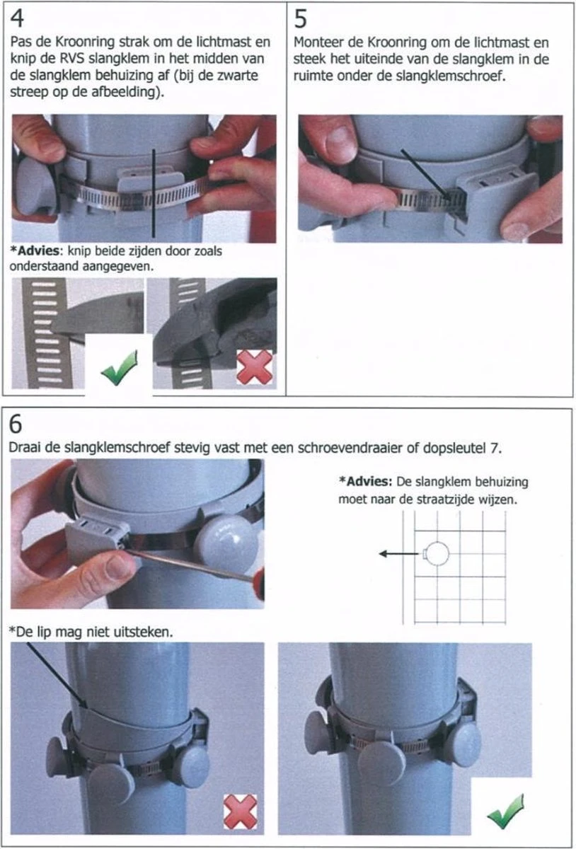 Merkloos Kroonring - Afvalzak Houder - Zakhouder - Lantaarnpaal Ring - Ophangbeugel Afvalzak - PMD Afvalzakken Ring - 5 Merkloos Kroonring - Afvalzak Houder - Zakhouder - Lantaarnpaal Ring - Ophangbeugel Afvalzak - PMD Afvalzakken Ring - - Afbeelding 5