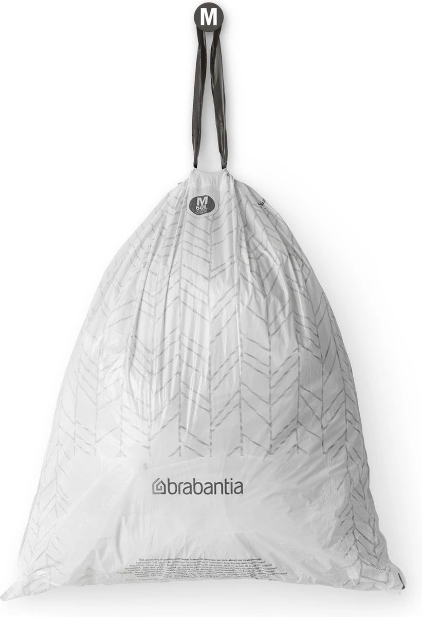 Brabantia PerfectFit Vuilniszakken - 60 L - Code M - 6 Rollen X 20 Stuks 5 Brabantia PerfectFit Vuilniszakken - 60 L - Code M - 6 Rollen X 20 Stuks - Afbeelding 5