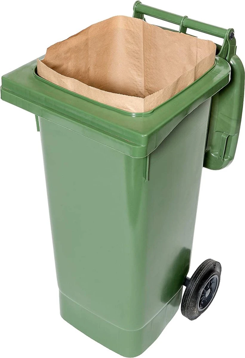 BioMat - Composteerbare Containerzakken - Papier - 1 Laags - 120/140 Liter - 25 Stuks 1 BioMat - Composteerbare Containerzakken - Papier - 1 Laags - 120/140 Liter - 25 Stuks