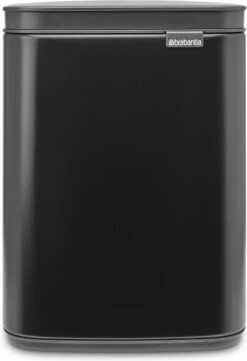 Brabantia Bo Prullenbak - 4 L - Matt Black