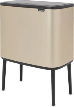 Brabantia Afvalemmer Bo Touch Bin Champagnekleur, 11 + 23 L -Thuis Opslag Winkel 832x1200 3
