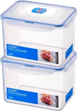Lock&Lock Vershoudbakjes - Vershouddoos Voor Brood - Brooddoos - Broodtrommel - Bewaardoos Met Deksel - 100% Luchtdicht - BPA Vrij - Set Van 2 - 3,9 Liter - Transparant 17 Lock&Lock Vershoudbakjes - Vershouddoos Voor Brood - Brooddoos - Broodtrommel - Bewaardoos Met Deksel - 100% Luchtdicht - BPA Vrij - Set Van 2 - 3,9 Liter - Transparant -Thuis Opslag Winkel 833x1200 6