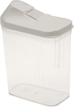 Merkloos Keeeper Strooibus 0,75L 10,5x5,5x17cm Wit/transparant