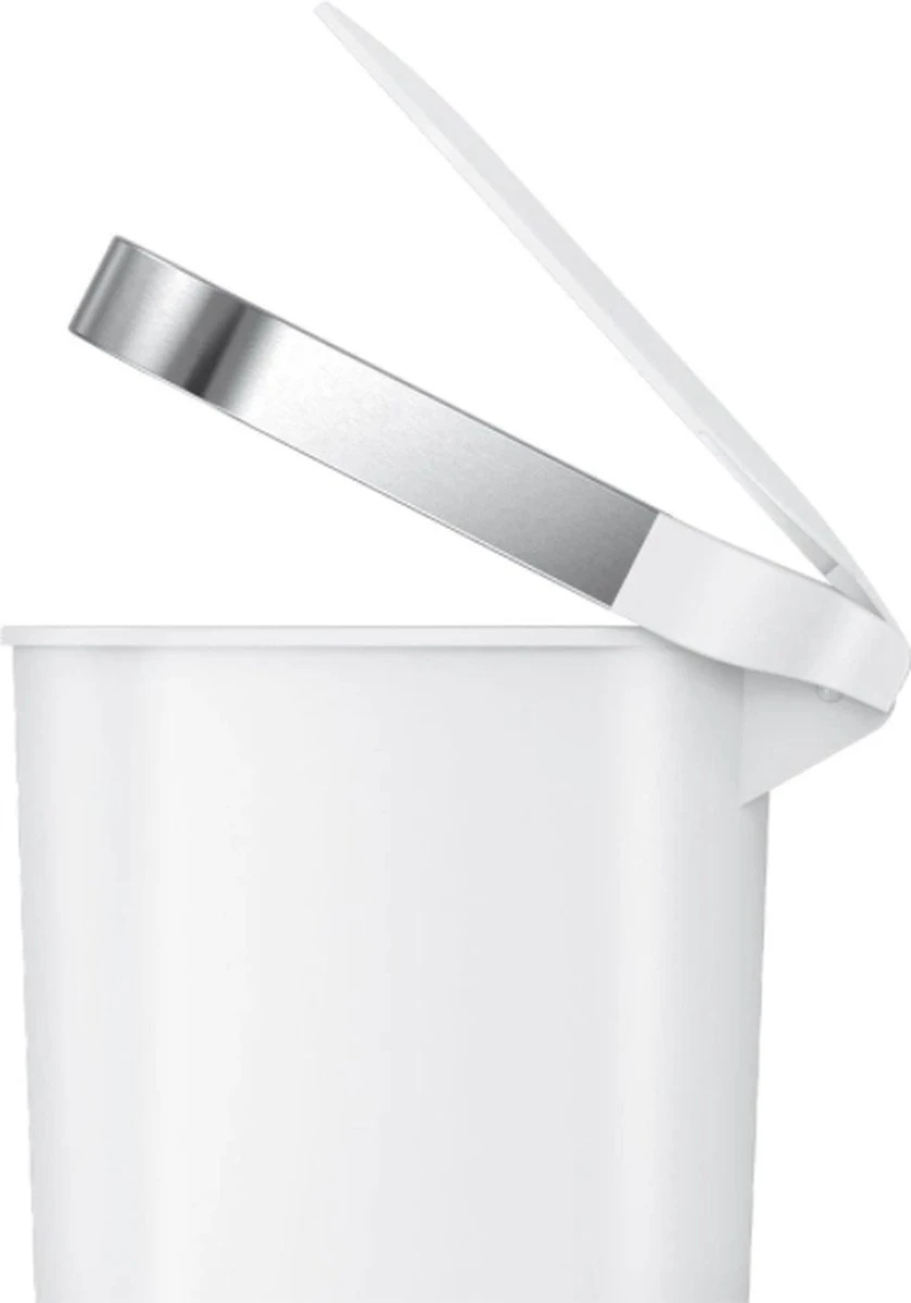 Afvalemmer, Slim, 40 Liter, Wit - Simplehuman 3 Afvalemmer, Slim, 40 Liter, Wit - Simplehuman - Afbeelding 3