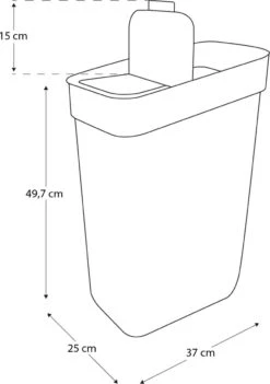 Curver Ready To Collect Prullenbak 30L - Set 2 Stuks - Blauw/Grijs -Thuis Opslag Winkel 844x1200 1