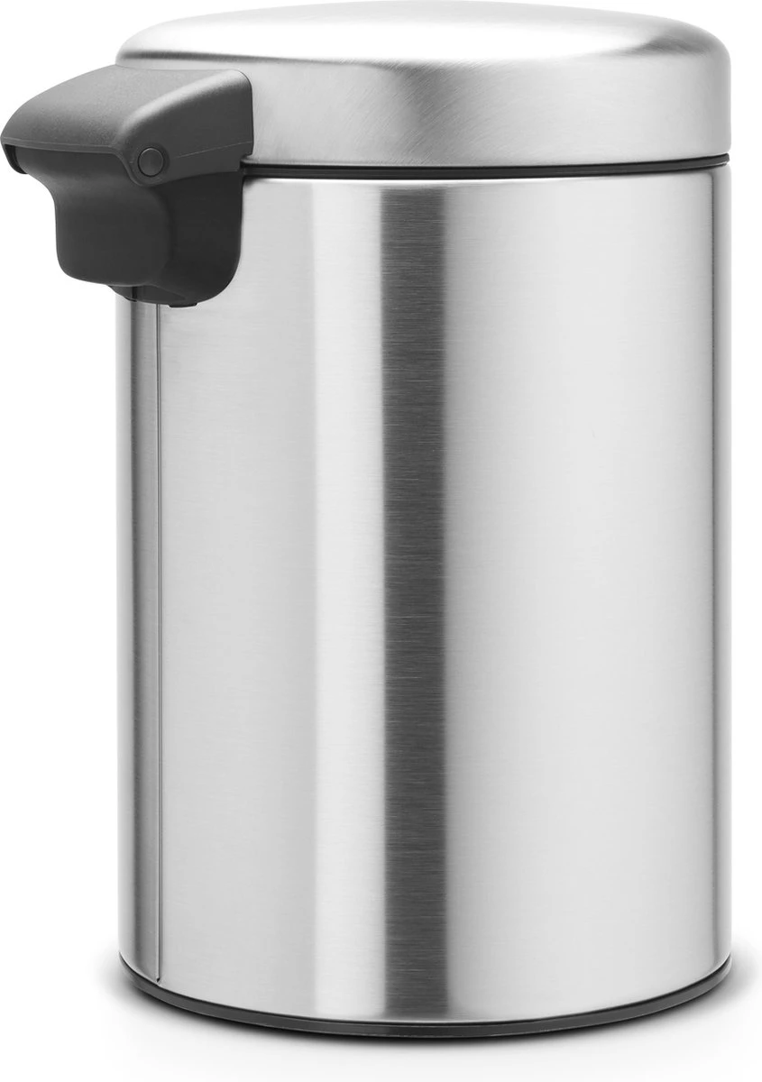 Brabantia NewIcon Wandprullenbak - 3 L - Matt Steel 2 Brabantia NewIcon Wandprullenbak - 3 L - Matt Steel - Afbeelding 2