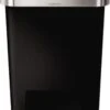 Simplehuman Afvalemmer Rectangular - Met Liner Pocket - Kunststof - 45 Liter - Zwart