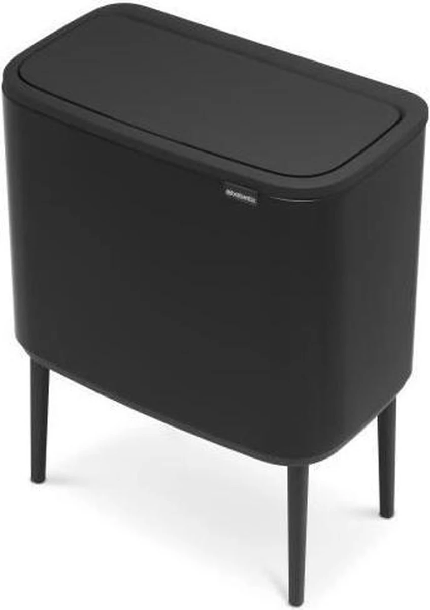 Brabantia Touch Bin Bo 36 Liter - Matt Black - 2 Brabantia Touch Bin Bo 36 Liter - Matt Black - - Afbeelding 2