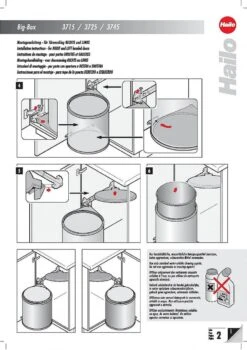 Hailo Inbouw Prullenbak - 15 L - Zilvergrijs / Zwart -Thuis Opslag Winkel 848x1200 11