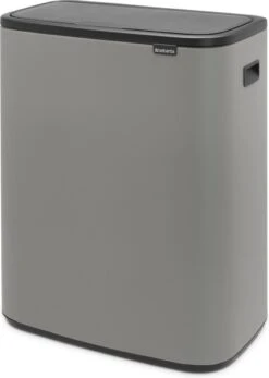 Brabantia Bo Touch Bin Prullenbak - 2 X 30 L - Mineral Concrete Grey -Thuis Opslag Winkel 855x1200 1
