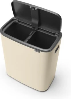 Brabantia Bo Touch Bin Prullenbak - 2 X 30 L - Soft Beige -Thuis Opslag Winkel 858x1200 5