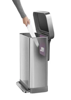 Simplehuman Rectangular - Prullenbak - 55 Liter Inhoud - Met Soft Close Deksel - RVS -Thuis Opslag Winkel 860x1200 2