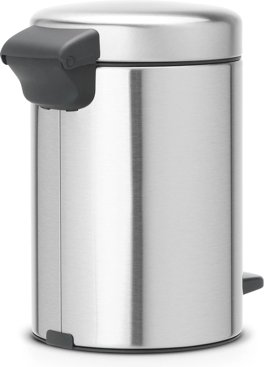 Brabantia NewIcon Prullenbak - 3 L - Matt Steel Fingerprint Proof 3 Brabantia NewIcon Prullenbak - 3 L - Matt Steel Fingerprint Proof - Afbeelding 3