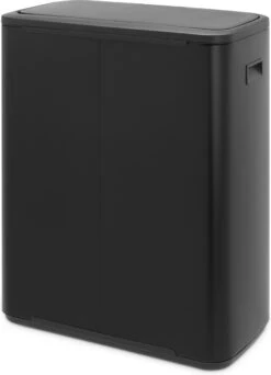 Brabantia Bo Touch Bin Prullenbak - 2 X 30 L - Matt Black -Thuis Opslag Winkel 867x1200 3