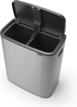 Brabantia Bo Touch Bin Prullenbak - 2 X 30 L - Matt Steel Fingerprint Proof -Thuis Opslag Winkel 867x1200 5