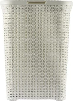 Curver Style Wasmand Met Deksel - 60L - Vintage Wit -Thuis Opslag Winkel 869x1200 2