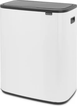 Brabantia Bo Touch Bin Prullenbak - 2 X 30 L - White -Thuis Opslag Winkel 873x1200 1