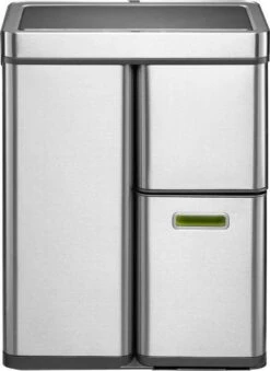 EKO Mirage Plus Sensor Afvalscheider Prullenbak - 30 + 15 + 15 L - Mat RVS -Thuis Opslag Winkel 874x1200 1