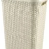 Curver Style Wasmand Met Deksel - 60L - Vintage Wit