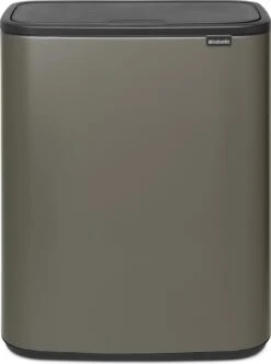Brabantia Bo Touch Bin Prullenbak - 2 X 30 L - Platinum