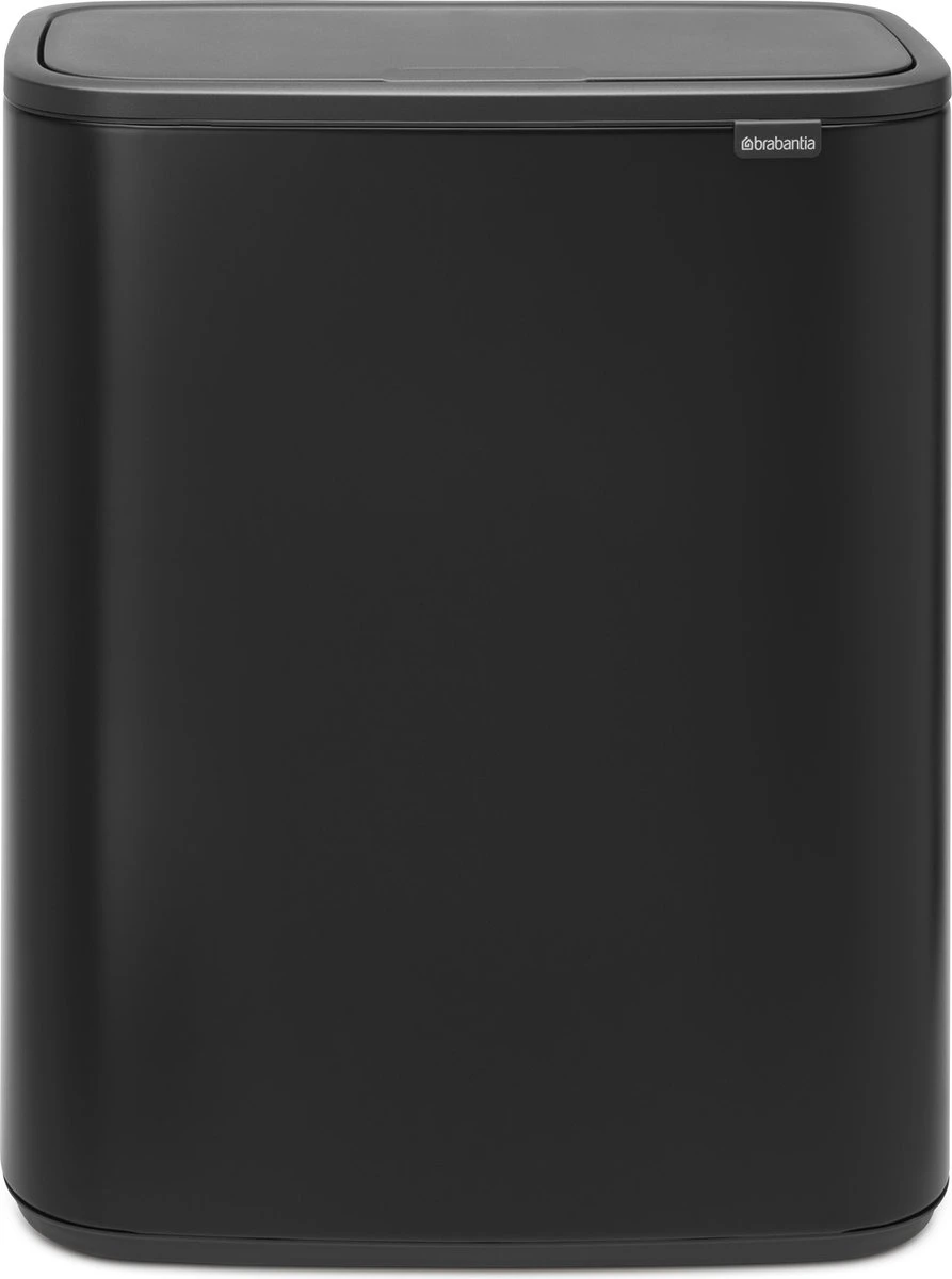 Brabantia Bo Touch Bin Prullenbak - 60 L - Matt Black 1 Brabantia Bo Touch Bin Prullenbak - 60 L - Matt Black