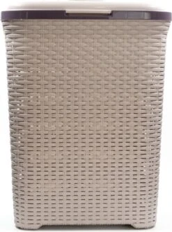 PrimeHome Wasmand Met Deksel – Wassorteerder - Wasbox - Wasmanden Met Deksel - 55 Liter – Kunststof - Roze -Thuis Opslag Winkel 894x1200 1