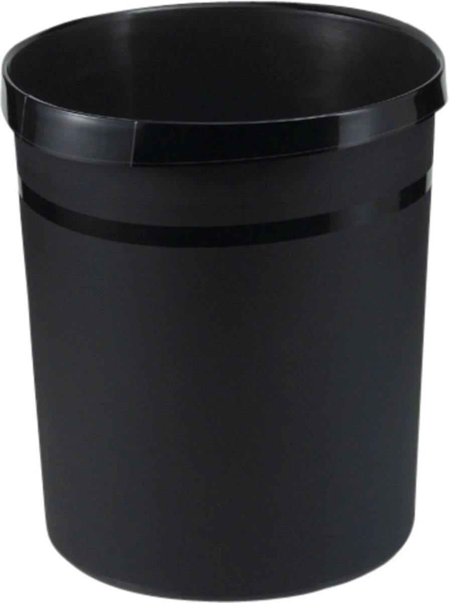 Papierbak HAN Grip 18 Liter Met 2 Grijpranden Zwart 4 Papierbak HAN Grip 18 Liter Met 2 Grijpranden Zwart - Afbeelding 4