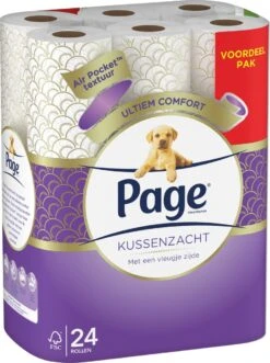 Page Toiletpapier - Kussenzacht Wc Papier - Voordeelverpakking - 24 Rollen 16 Page Toiletpapier - Kussenzacht Wc Papier - Voordeelverpakking - 24 Rollen -Thuis Opslag Winkel 895x1200 2