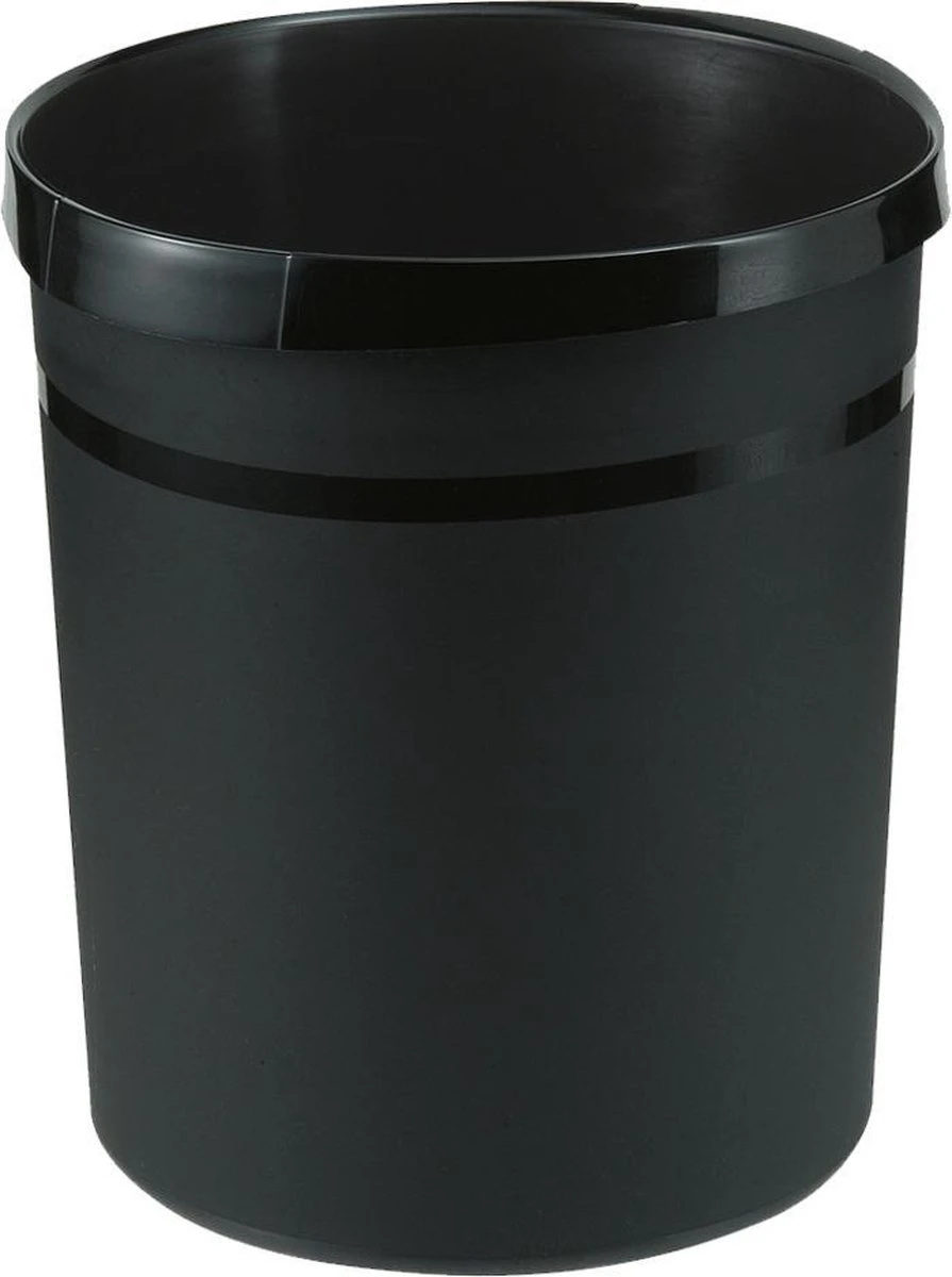 Papierbak HAN Grip 18 Liter Met 2 Grijpranden Zwart 1 Papierbak HAN Grip 18 Liter Met 2 Grijpranden Zwart