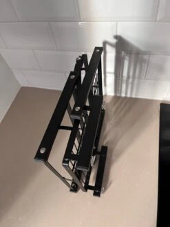 Merkloos Inklapbaar Kruidenrek - 2-laags Keukenrek - Aanrecht Organizer - Kruiden Etàgere - Staand Keukenrek -Thuis Opslag Winkel 899x1200 5