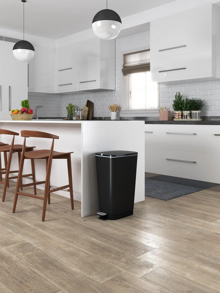 KIS Chic Bin Prullenbak - 43L - 29x44,5x60,5cm - Mat Zwart 3 KIS Chic Bin Prullenbak - 43L - 29x44,5x60,5cm - Mat Zwart - Afbeelding 3