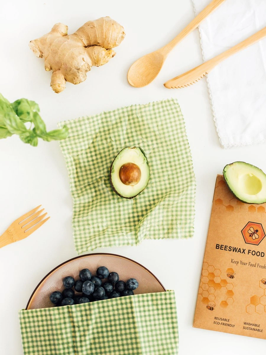 Bijenwas Wraps - Beeswax Food Wrap - Beewax - Bee Wrap - Bijenwasdoek - Zero Waste - 3 Stuks; Klein, Middel, Groot - Herbruikbaar - Duurzaam Cadeau - Boterhamzakje - Bijenwas Doek - Beeswax Wraps - Herbruikbaar Boterhamzakje - Bijenwas Vellen 3 Bijenwas Wraps - Beeswax Food Wrap - Beewax - Bee Wrap - Bijenwasdoek - Zero Waste - 3 Stuks; Klein, Middel, Groot - Herbruikbaar - Duurzaam Cadeau - Boterhamzakje - Bijenwas Doek - Beeswax Wraps - Herbruikbaar Boterhamzakje - Bijenwas Vellen - Afbeelding 3