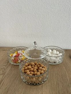 MONOO Bonbonniére - 3 Laags Glazen Voorraadpot - Glazen Snoeppot Met Deksel -Thuis Opslag Winkel 900x1200 34