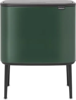 Brabantia Afvalemmer Bo Touch Bin Pine Green, 11 + 23 L
